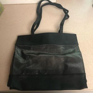 🆕 Black Transparent Beach Bag